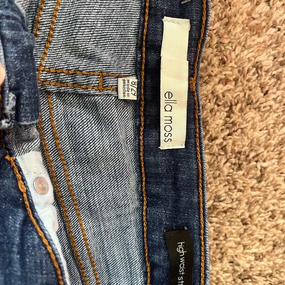 Ella Moss High Waist Skinny Jeans